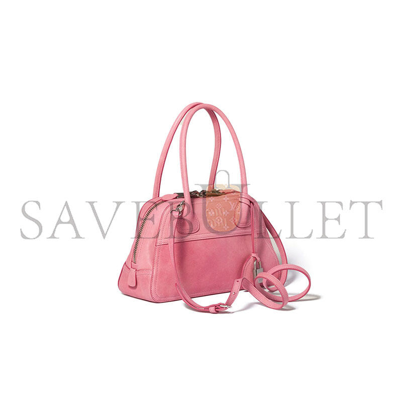 MIU MIU VIVANT NAPPA SOFT LEATHER HANDBAG 5BB200 (28*17*9.5cm)